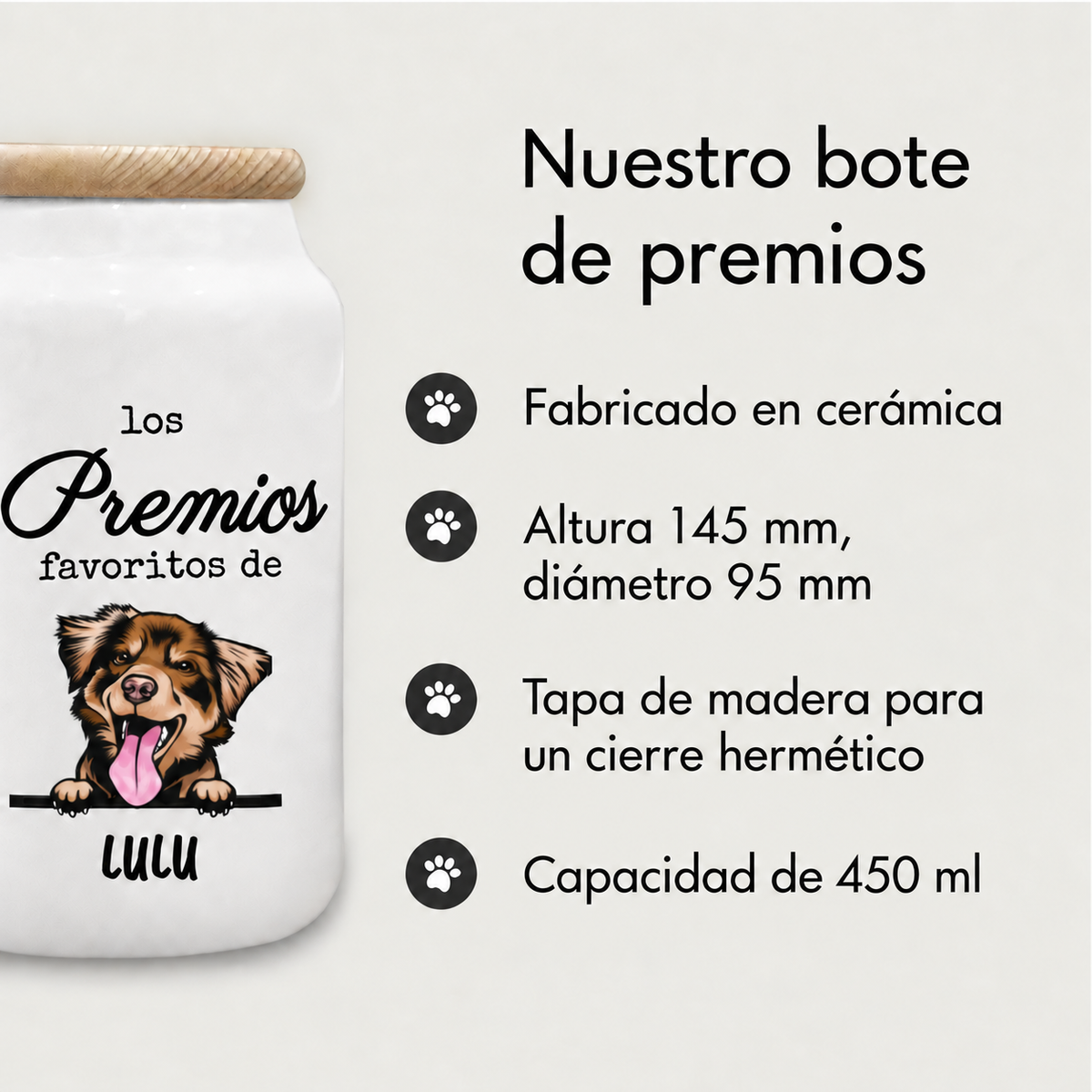 Bote de premios personalizado Lulu 41