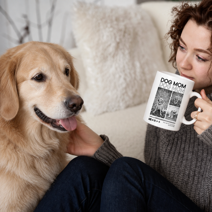 Taza personalizada – Dog Mom – imagen del producto 3 de 4