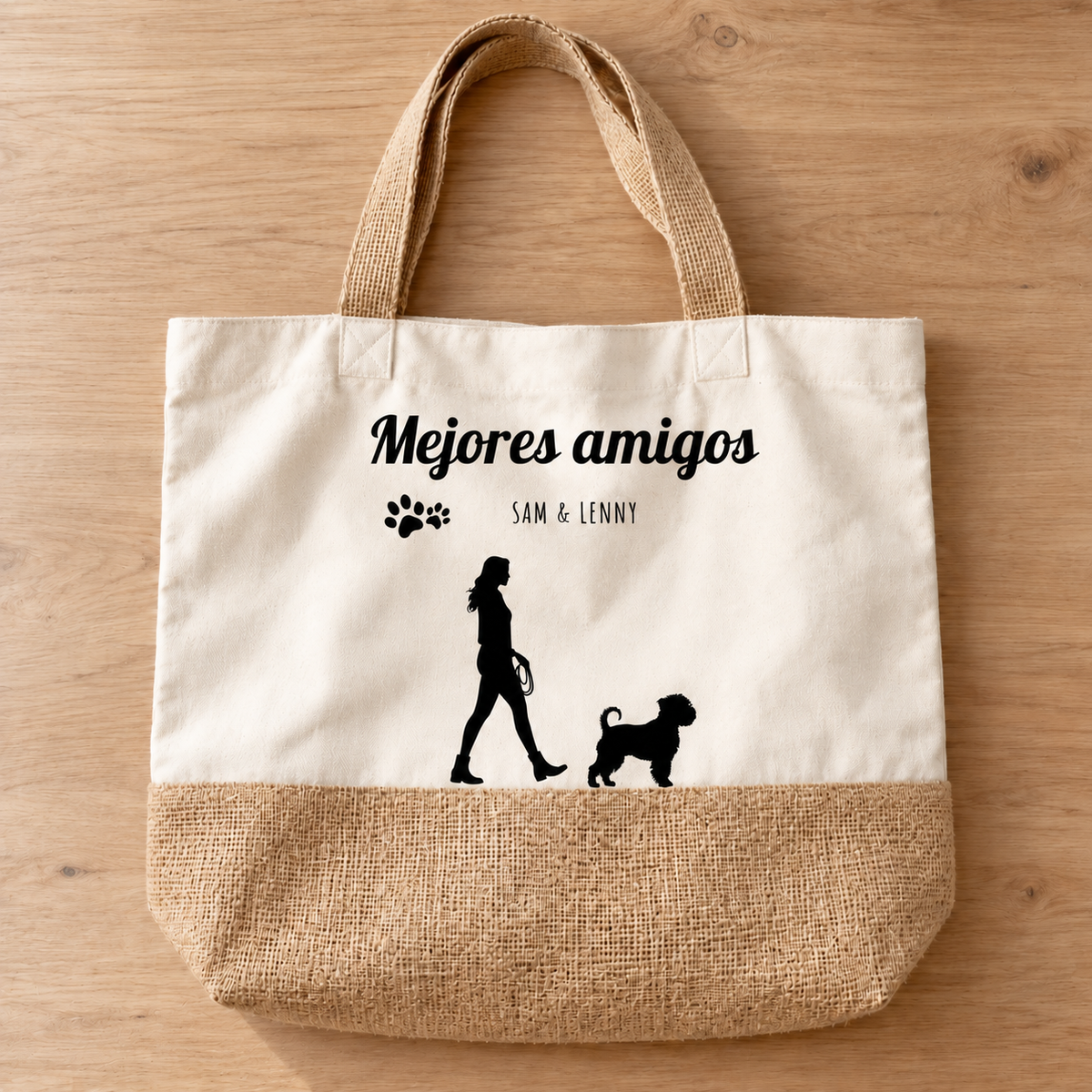 Bolsa de compras personalizada – Mejores amigos
