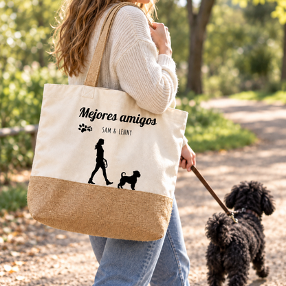 Bolsa de compras personalizada – Mejores amigos