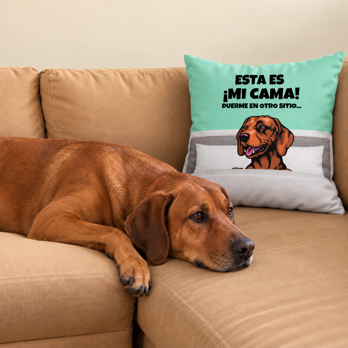 Cojín personalizado – Mi cama