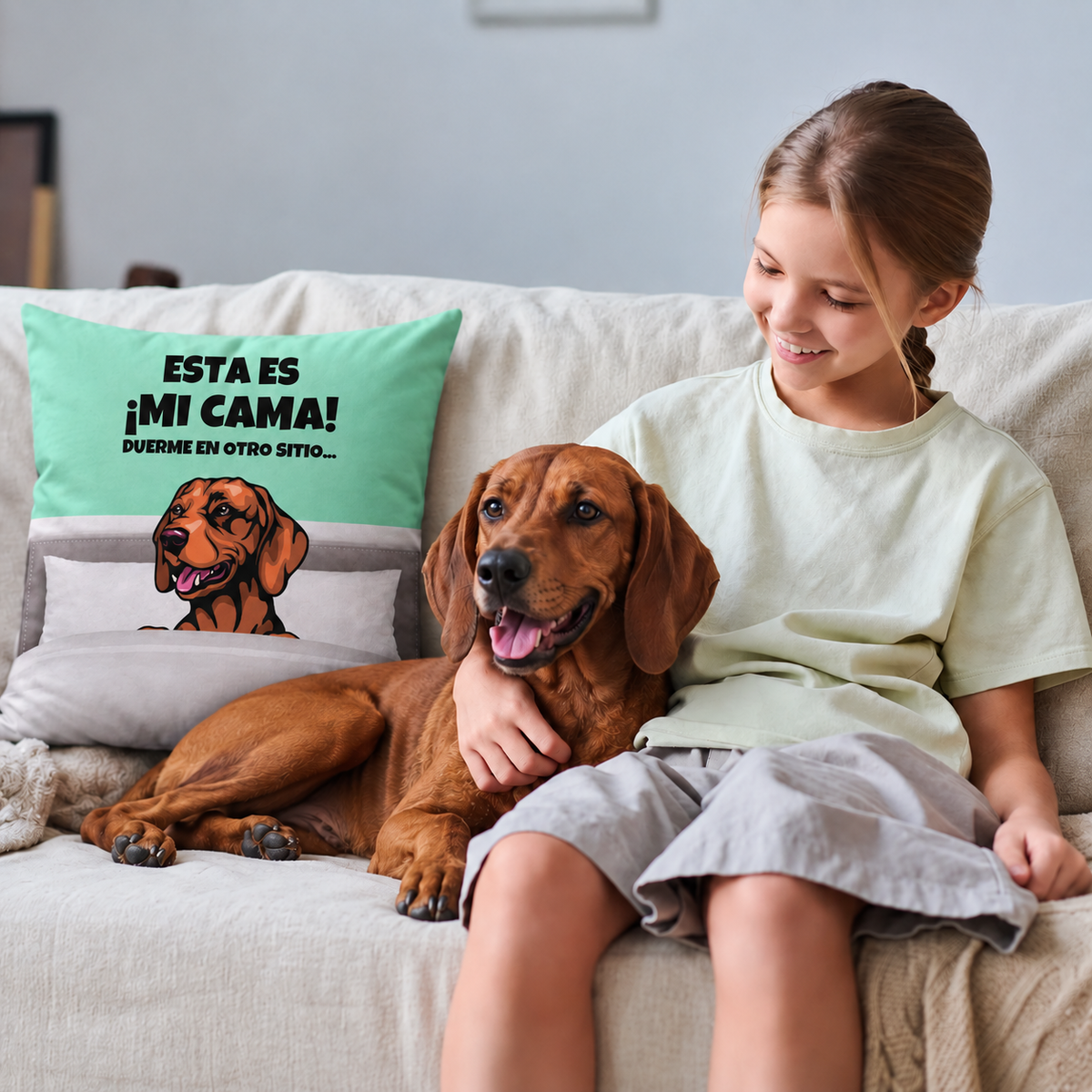 Cojín personalizado – Mi cama