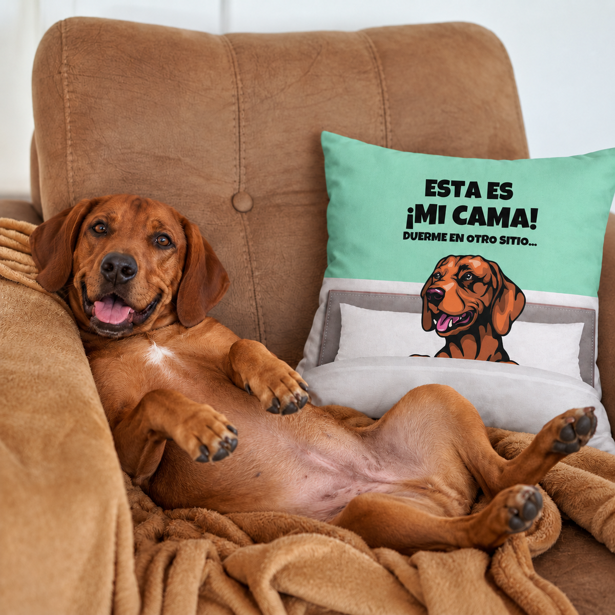 Cojín personalizado – Mi cama