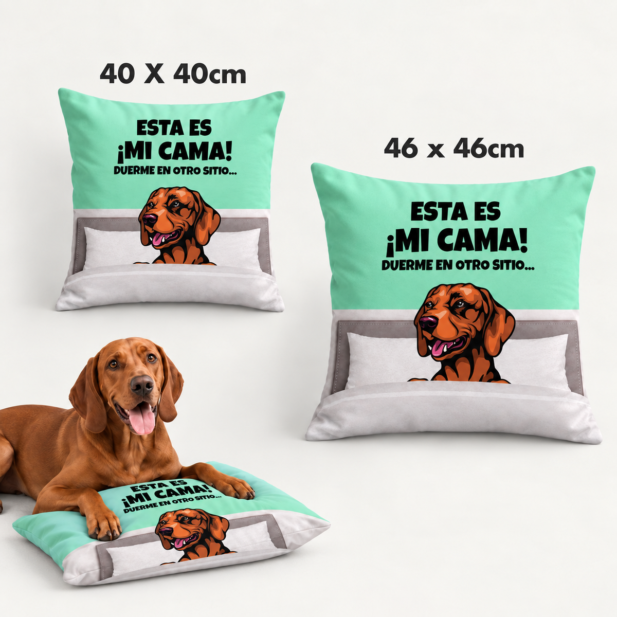 Cojín personalizado – Mi cama