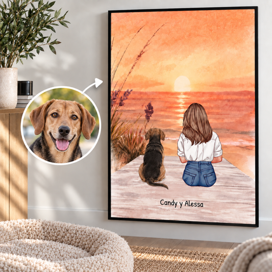 Póster personalizado – Candy y Alessa