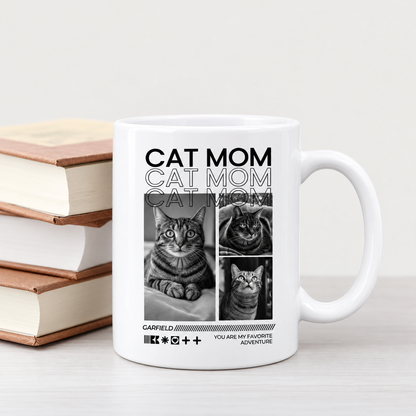 Taza personalizada – Cat Mom – imagen del producto 1 de 4