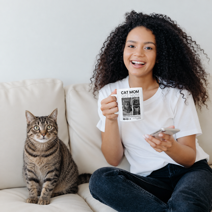 Taza personalizada – Cat Mom – imagen del producto 2 de 4