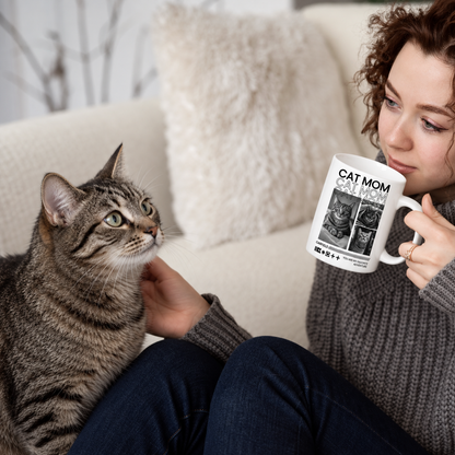 Taza personalizada – Cat Mom – imagen del producto 3 de 4