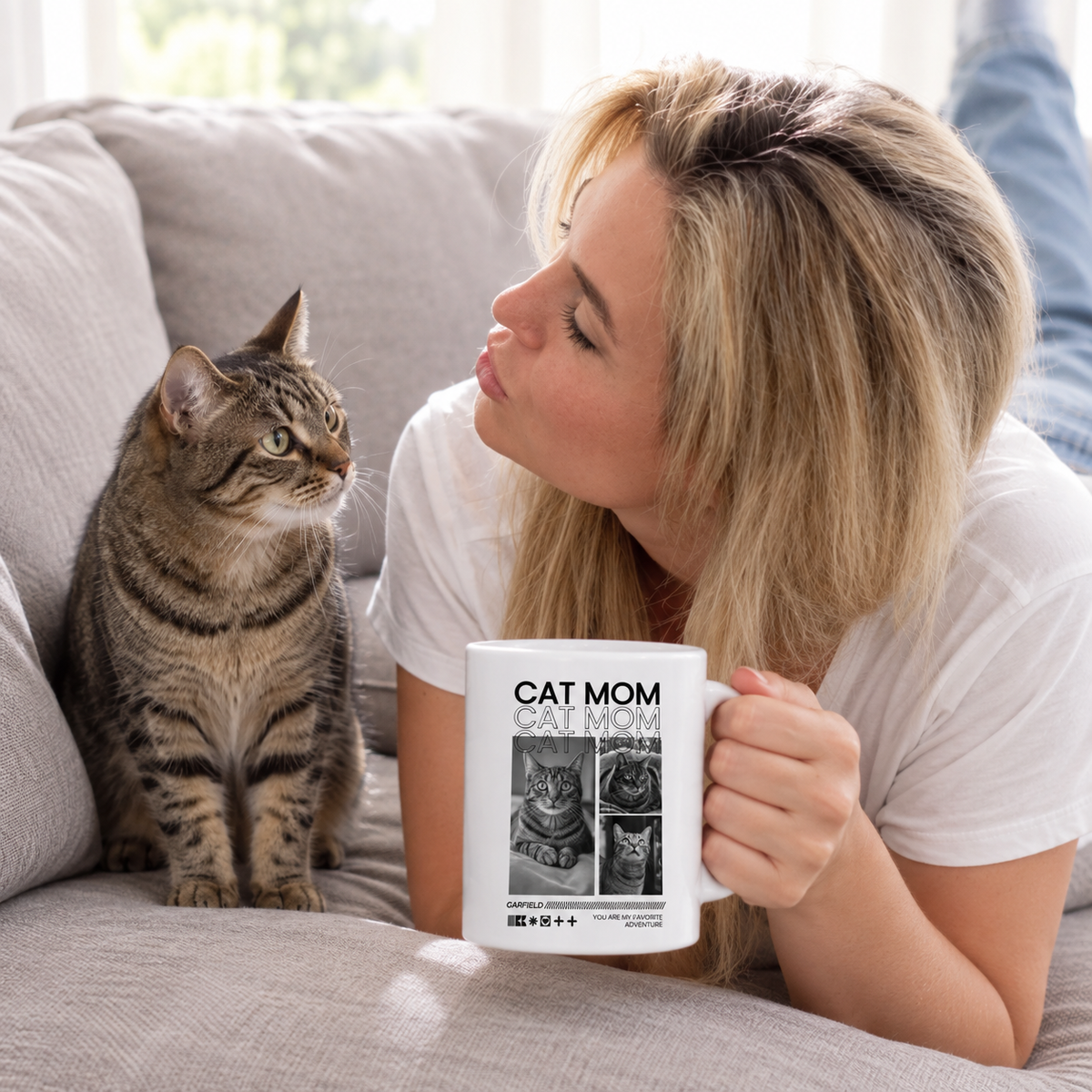 Taza personalizada – Cat Mom – imagen del producto 4 de 4