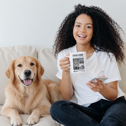 Taza personalizada – Dog Dad – imagen del producto 2 de 4