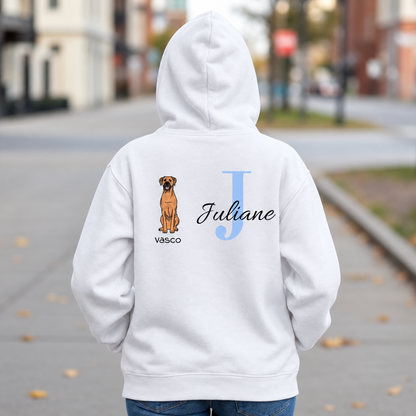 Sudadera con capucha personalizada - Inicial