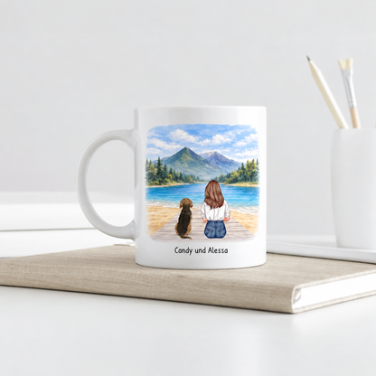 Taza personalizada - De viaje con mascota