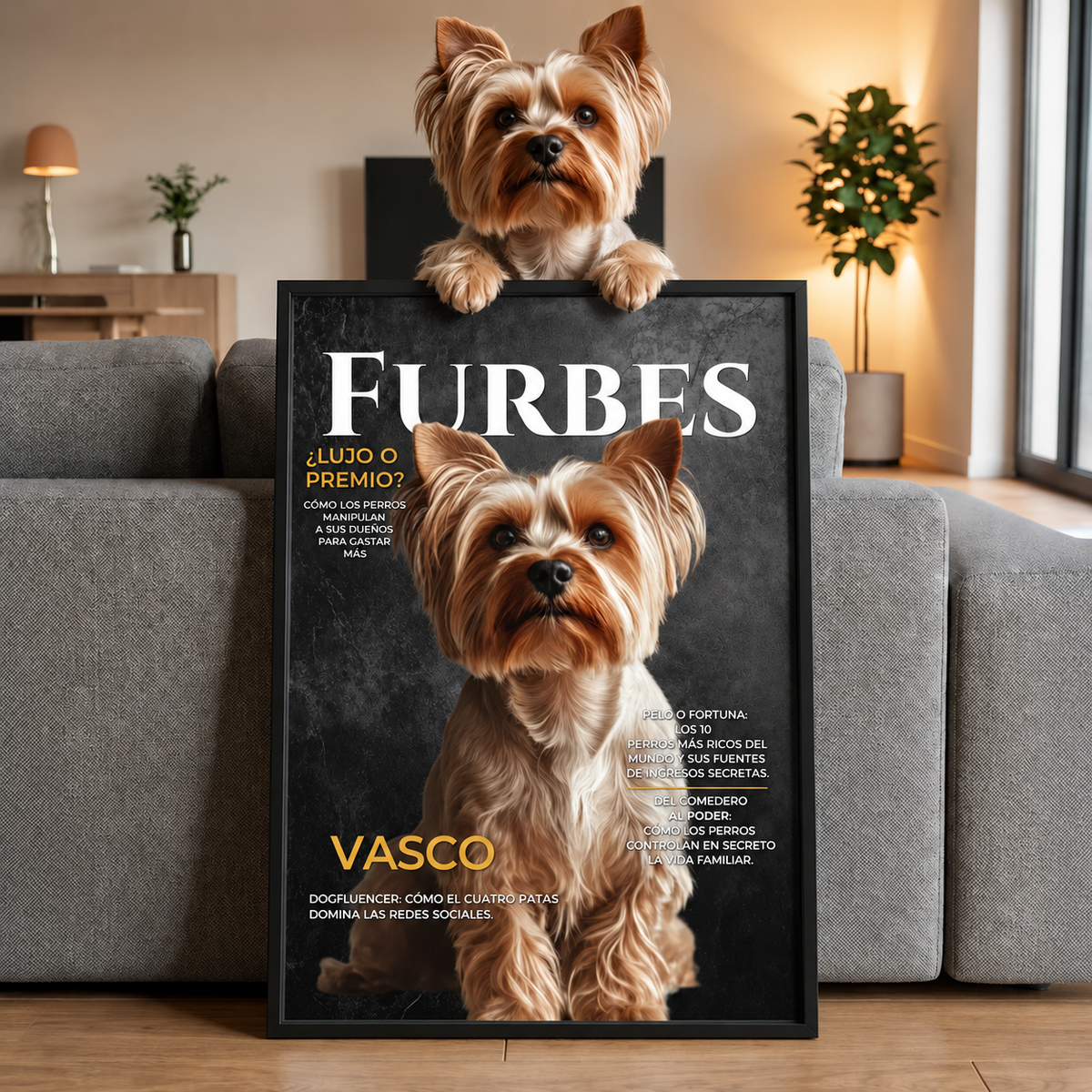 Póster personalizado Furbes Vasco 3