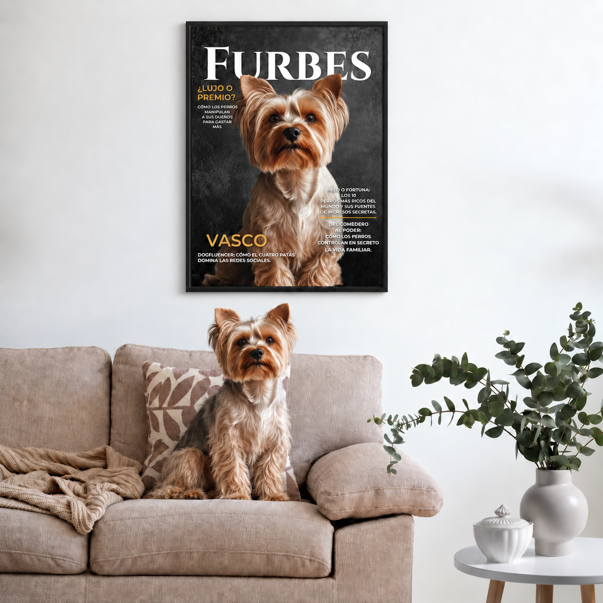 Póster personalizado Furbes Vasco 7
