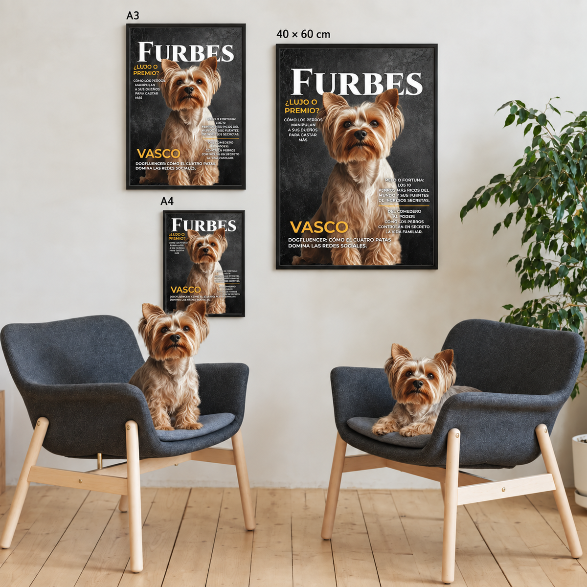 Póster personalizado Furbes Vasco 9