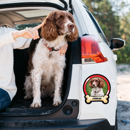 Pegatina de coche personalizada - Mascota a bordo