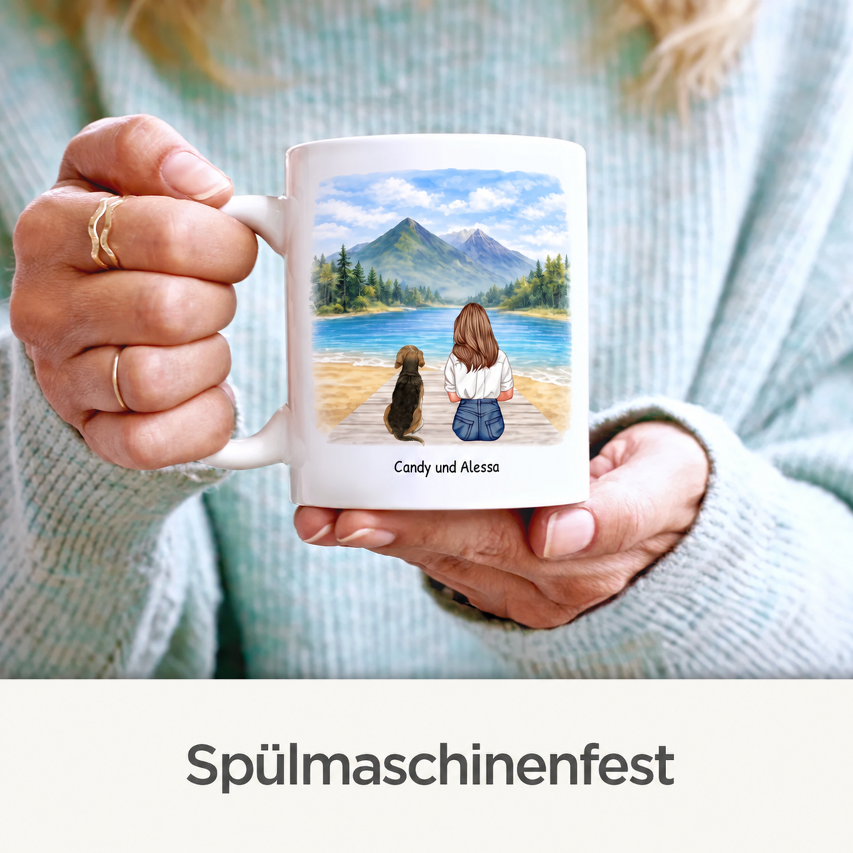 Taza personalizada - De viaje con mascota