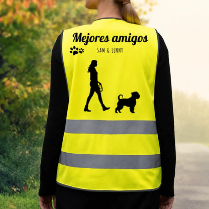 Chaleco reflectante personalizado – Mejores amigos – imagen del producto 1 de 4