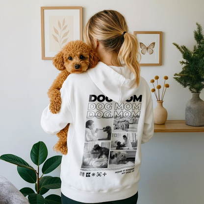 Sudadera con capucha personalizada – Dog Mom – imagen del producto 2 de 6