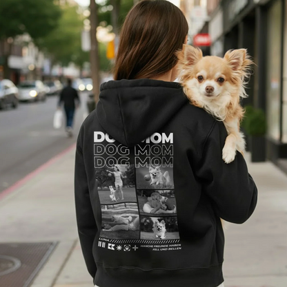 Sudadera con capucha personalizada – Dog Mom – imagen del producto 3 de 6