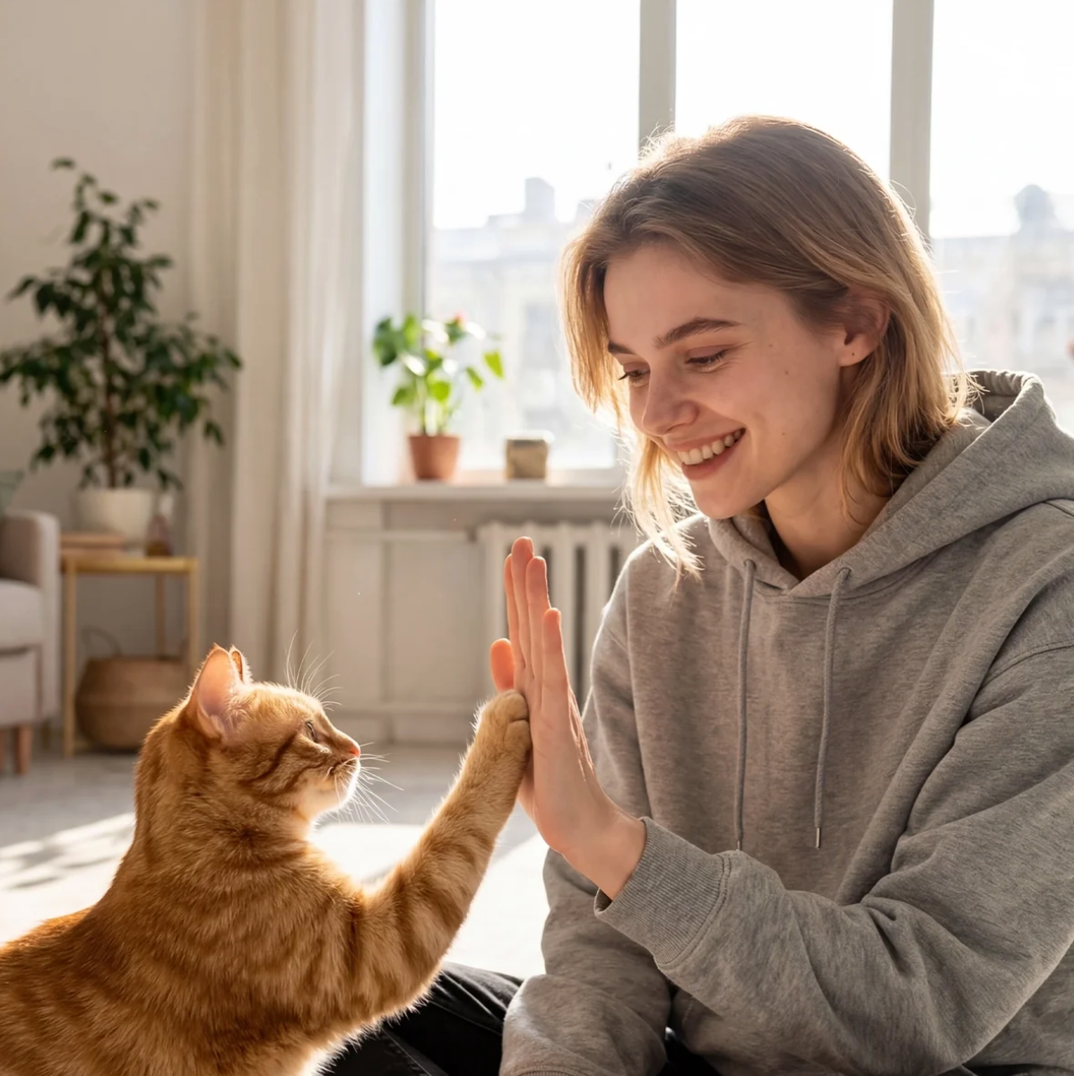 Sudadera con capucha personalizada – Cat Mom – imagen del producto 2 de 8