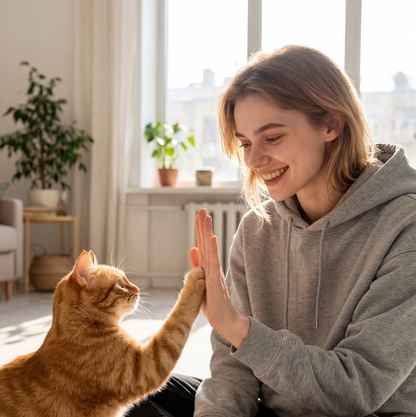 Sudadera con capucha personalizada – Cat Mom – imagen del producto 2 de 8