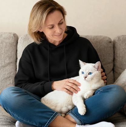 Sudadera con capucha personalizada – Cat Mom – imagen del producto 5 de 8