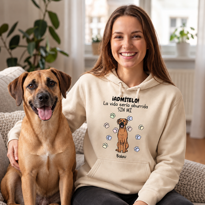 Petamor Hoodie Langeweile ES 01_Sofa_Beige