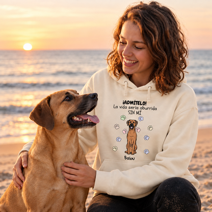 Petamor Hoodie Langeweile ES 04_Strand_Beige