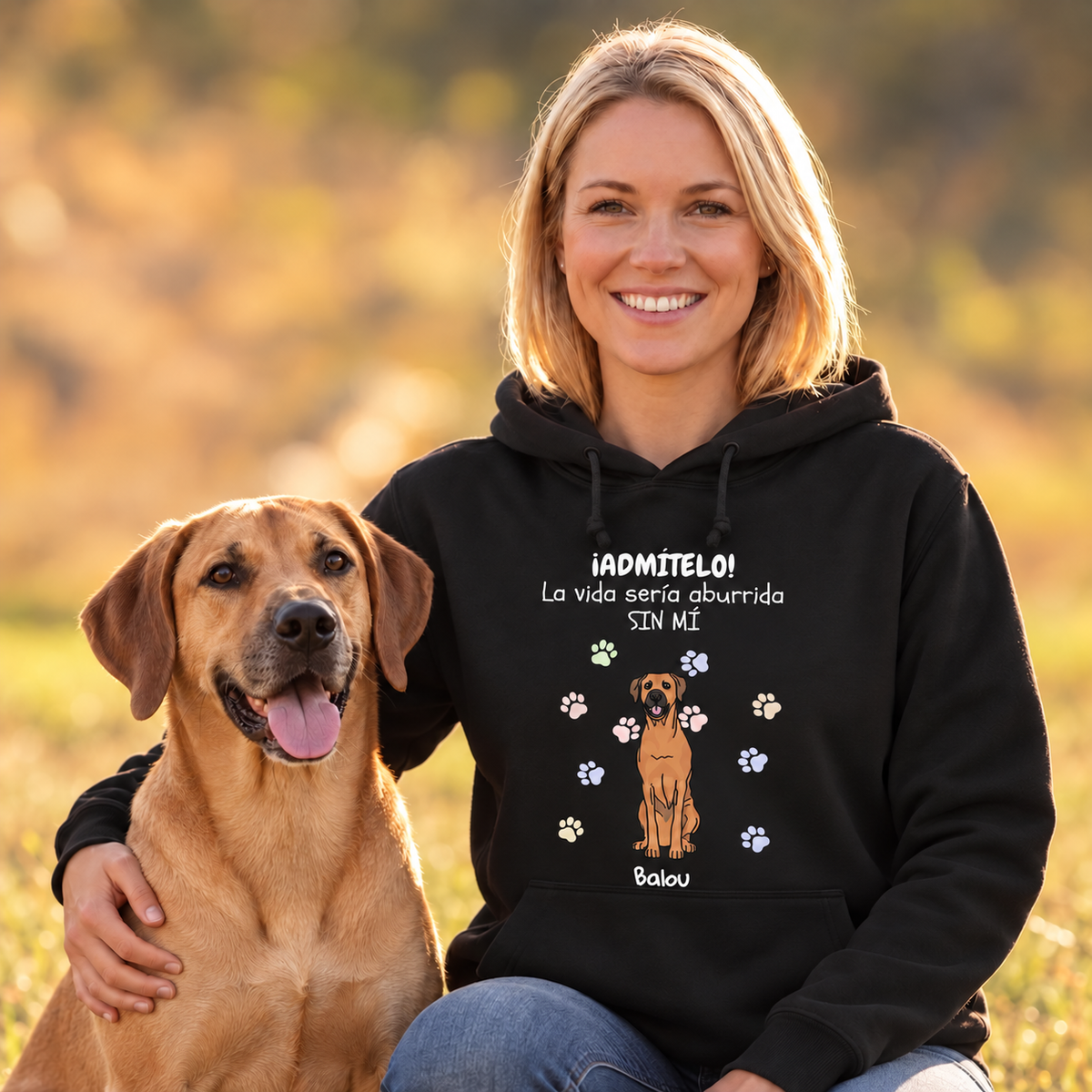 Petamor Hoodie Langeweile ES 11_Park_Schwarz