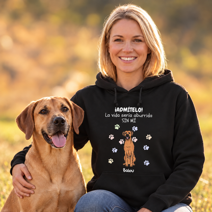 Petamor Hoodie Langeweile ES 11_Park_Schwarz