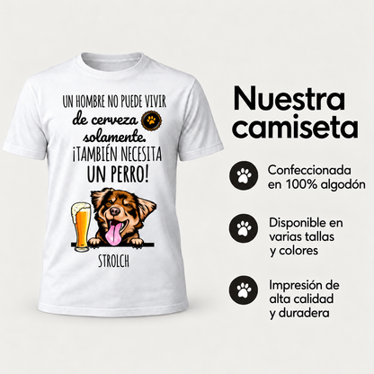 Camiseta Cerveza & Guau – información del producto