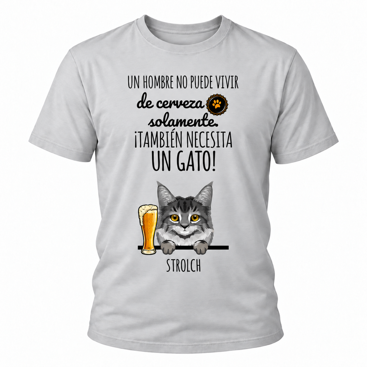 Camiseta Cerveza & Miau – producto